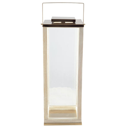 Glaslaterne, quadratisch 25×25×71 cm
