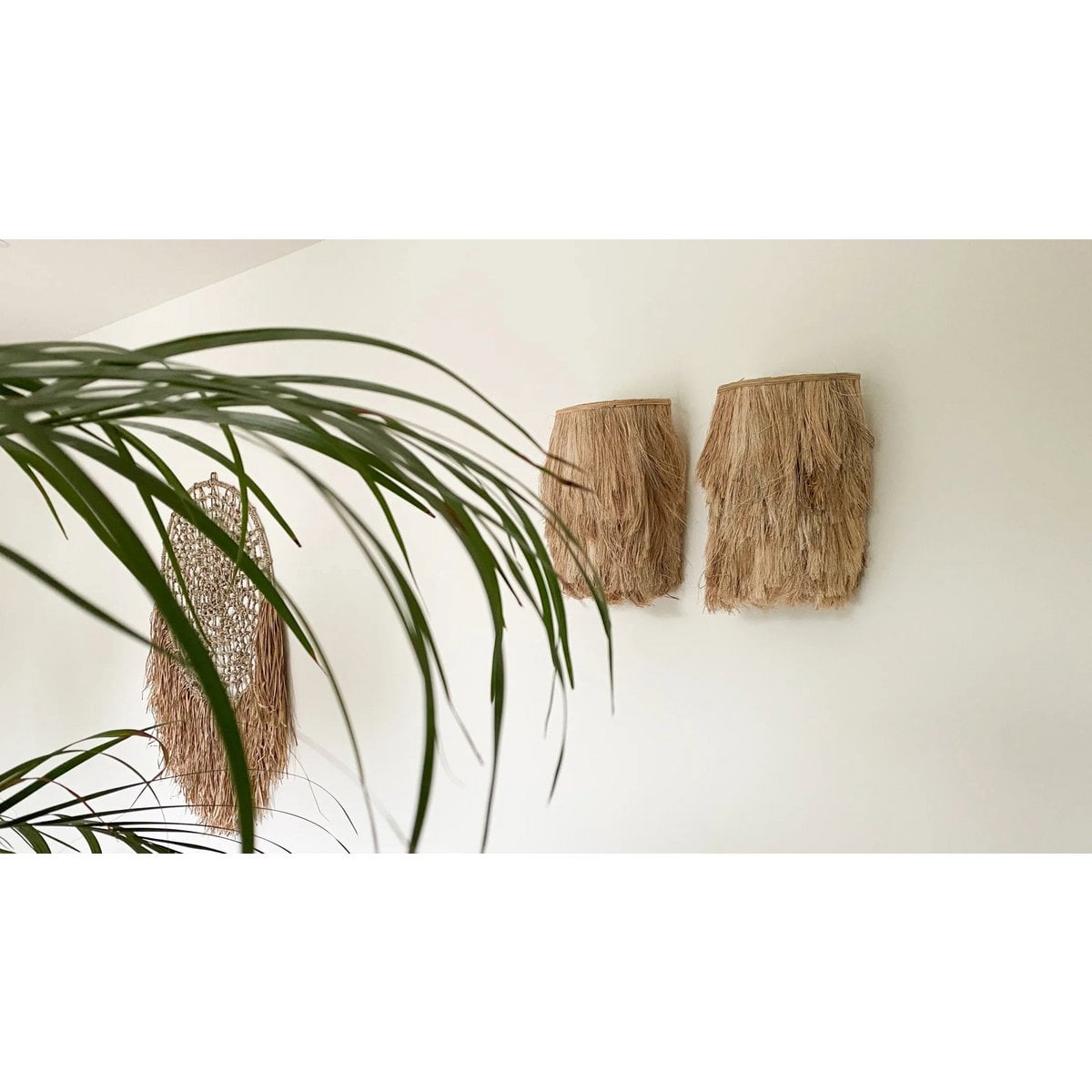 Glass wall appliqué 20×35 cm – natural, small