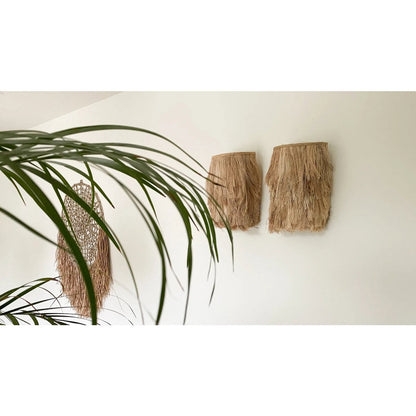 Glass wall appliqué 20×35 cm – natural, small
