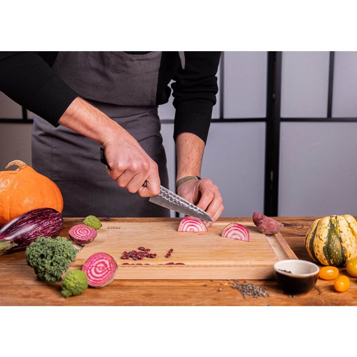 Bunka Petty Messer, 13,5 cm – Ebenholzgriff mit Scheide