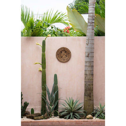 Rattan-Wandteller, braun, 30 cm – handgeflochten