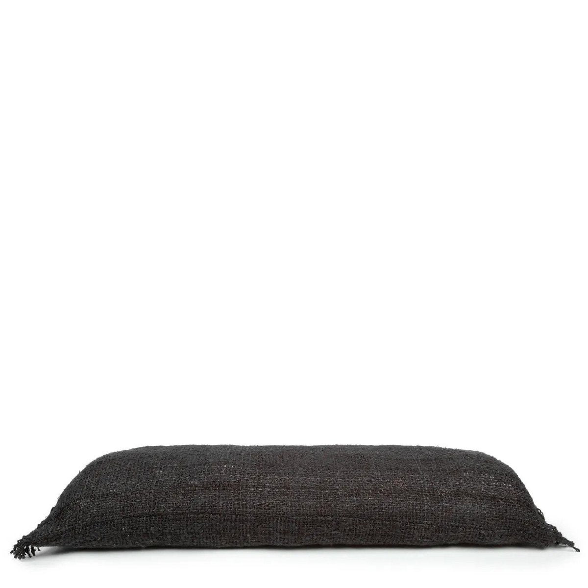 Cotton cushion cover 35×100 cm - black navy, made in India