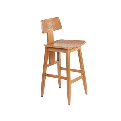 Barstol i træ, natur - 109 cm H