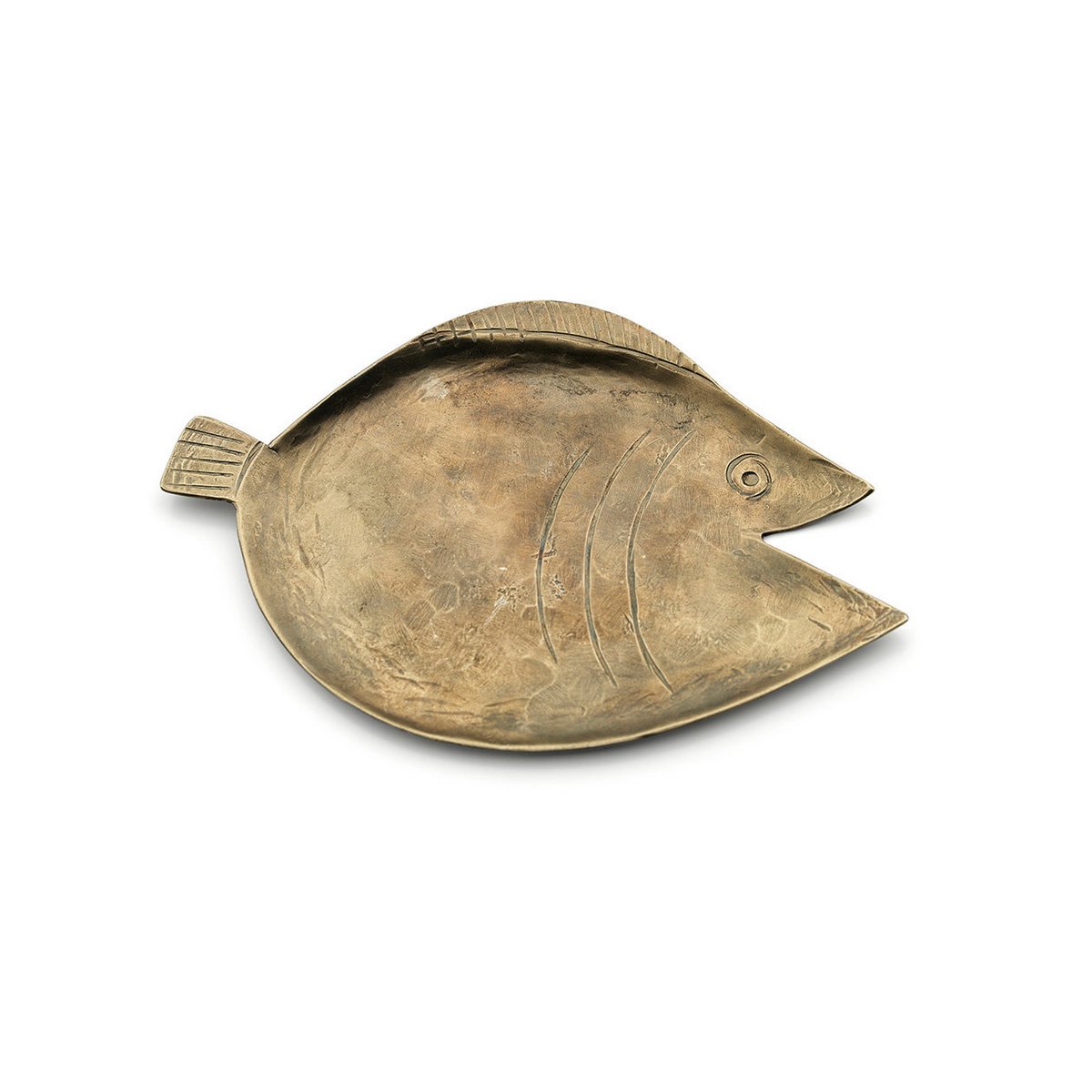 Brass tray, large - polished finish