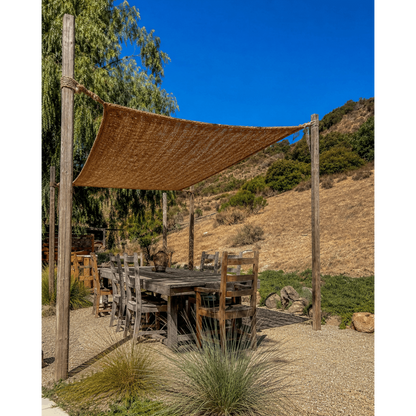 Coconut fibre shade sail 300×200 cm – natural
