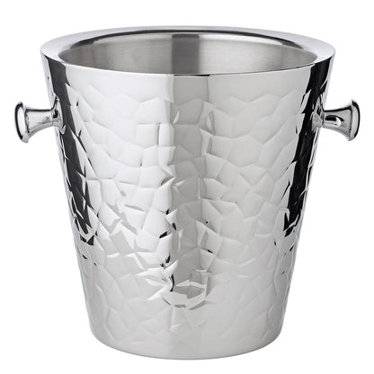 Champagnekøler med håndtag, rustfrit stål - 23 cm