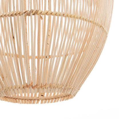 Rattan-Pendelleuchte 30×48 cm – konische Form, handgefertigt