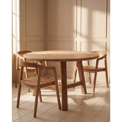 Noguchi rundt spisebord i træ 120 cm
