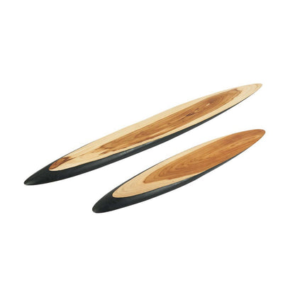 Teak serving plate, 50 × 20 cm - extra large