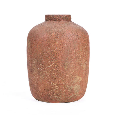 Terracottavase, stor - håndformet ler