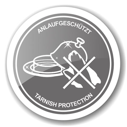 Zink Sektflötengläser 2er Set, 27 cm - versilbert