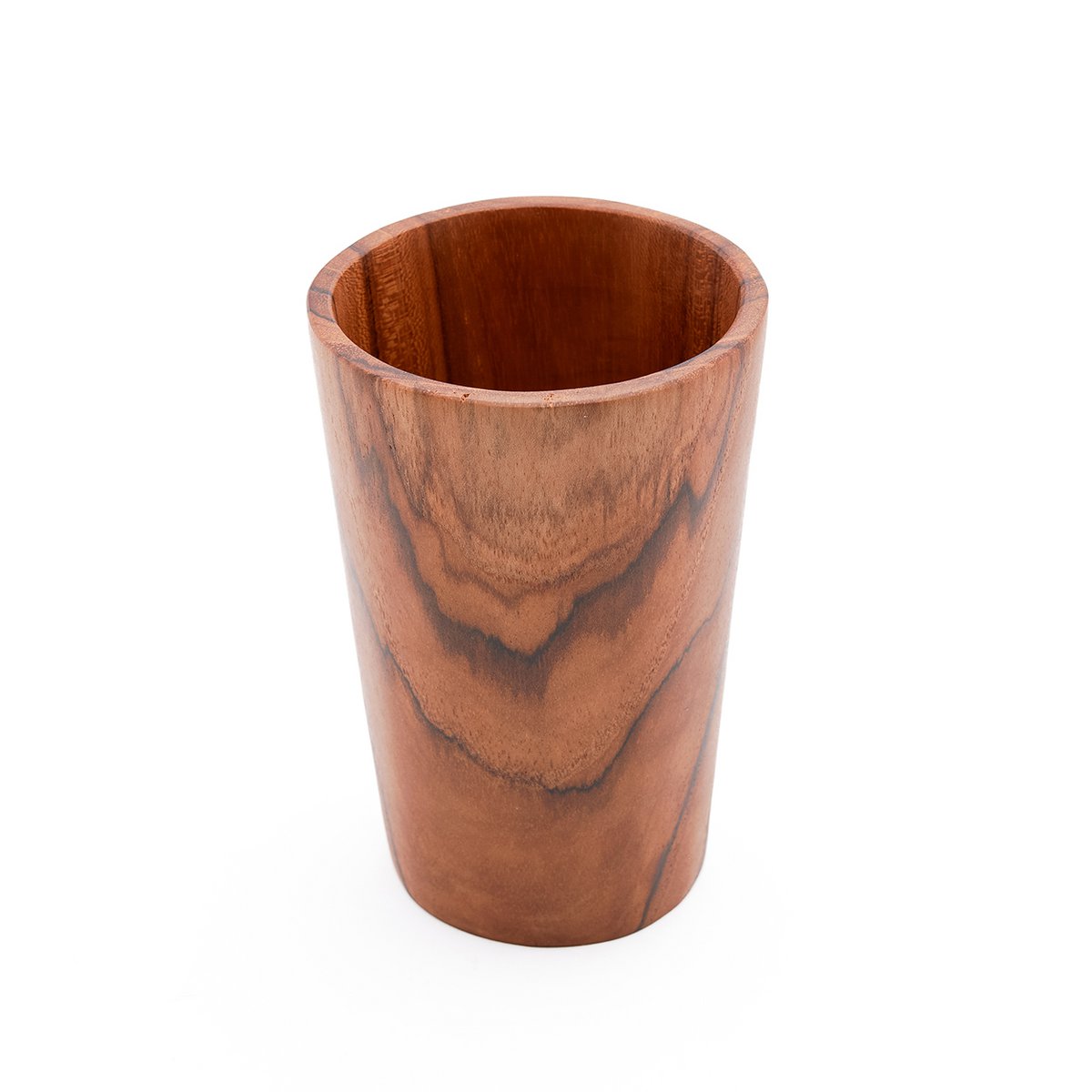 Teakholz-Wurzelbecher, hoch – 16 cm
